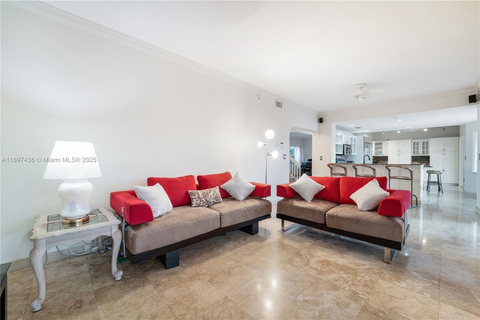 Interior, Kitchen, Living room, Recessed Lighting