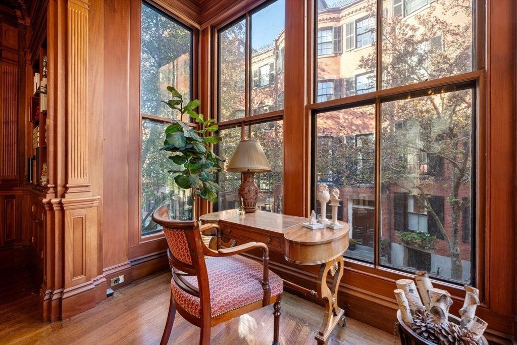 Home Office, Interior, Wood Texture Flooring