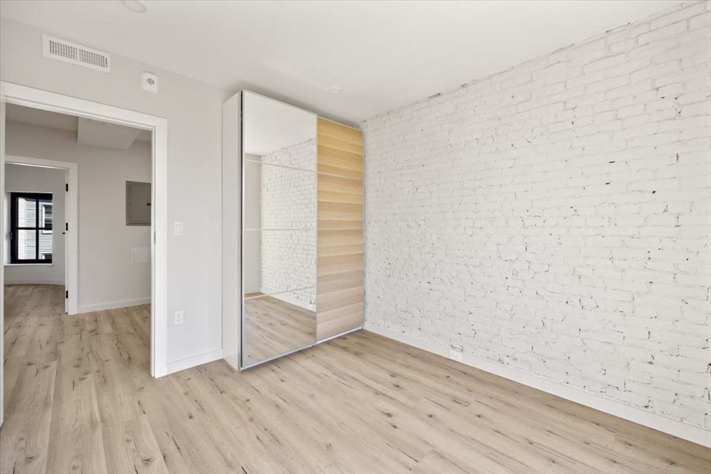 Empty room, Interior, Stone Walls, Wood Texture Flooring