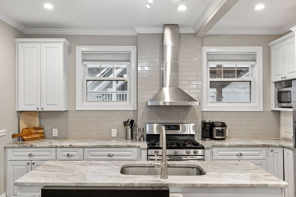 Interior, Kitchen, Recessed Lighting, Stainless Steel Appliances