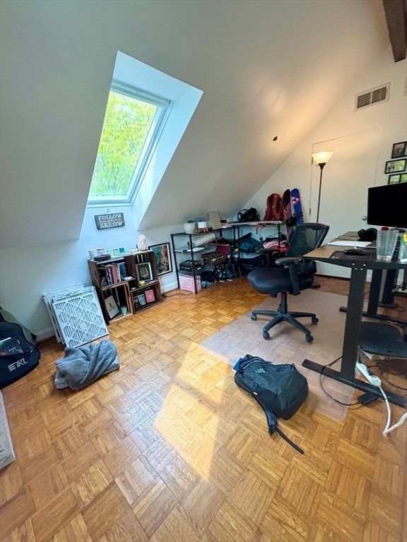 Home Office, Interior, Wood Texture Flooring