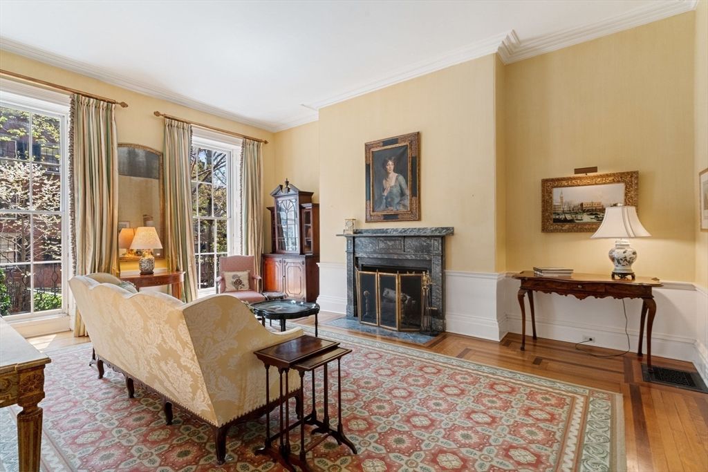 Fireplace, Interior, Living room, Wood Texture Flooring