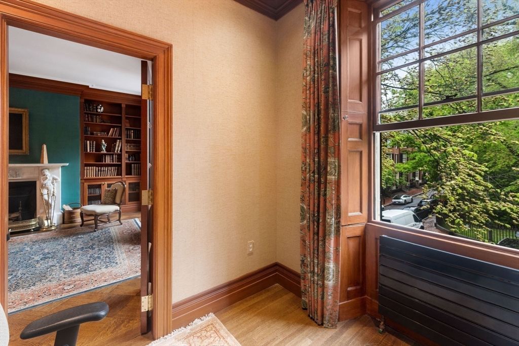 Fireplace, Interior, Wood Texture Flooring
