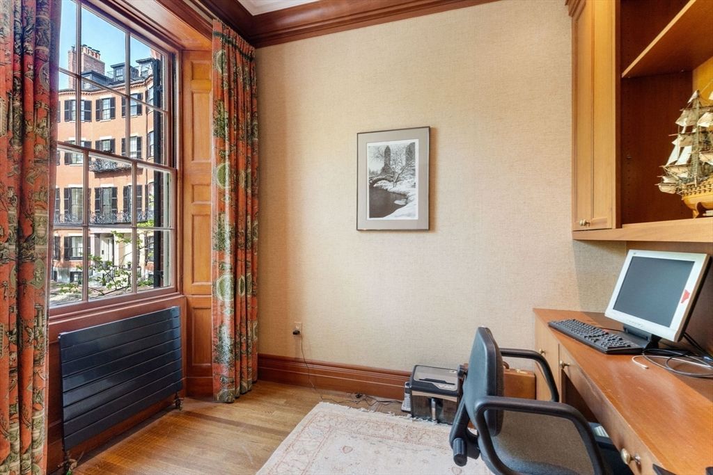 Home Office, Interior, Wood Texture Flooring