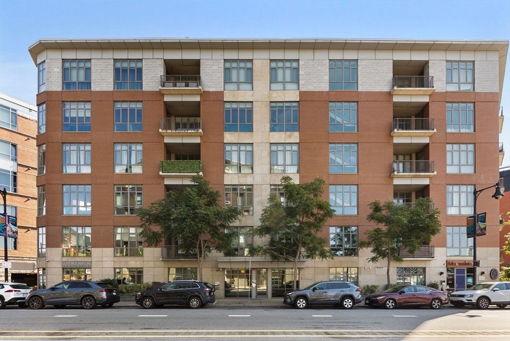 Exterior, Facade, Brick Facade, Condo Building