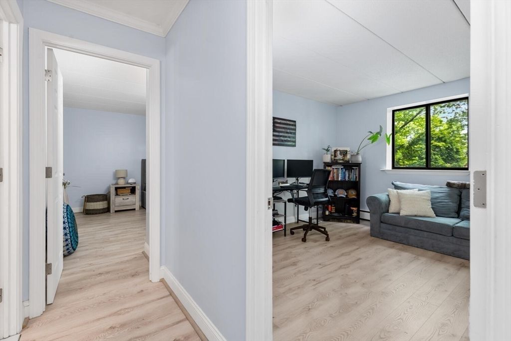 Home Office, Interior, Wood Texture Flooring