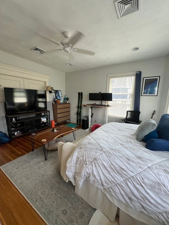 Bedroom, Interior, Wood Texture Flooring
