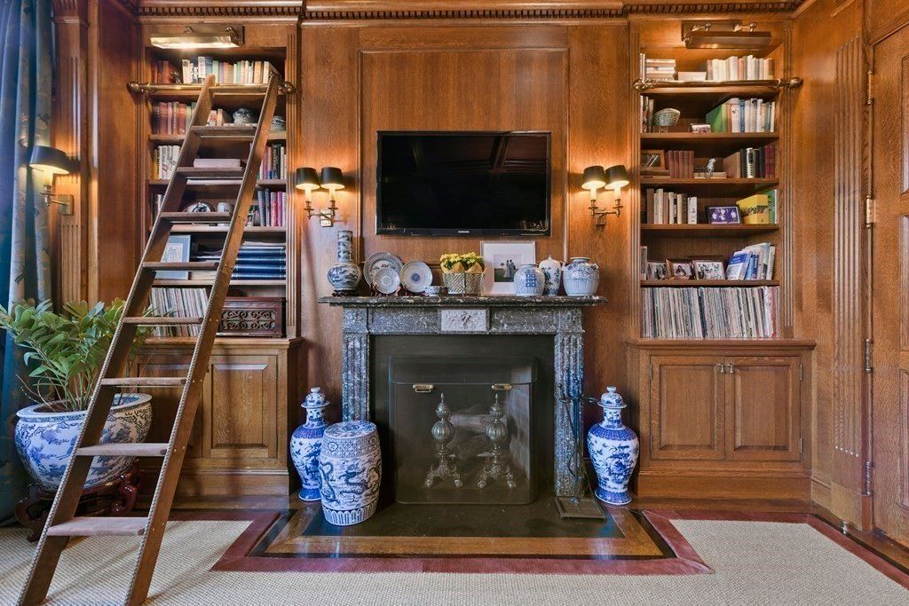 Fireplace, Interior, Wooden Walls