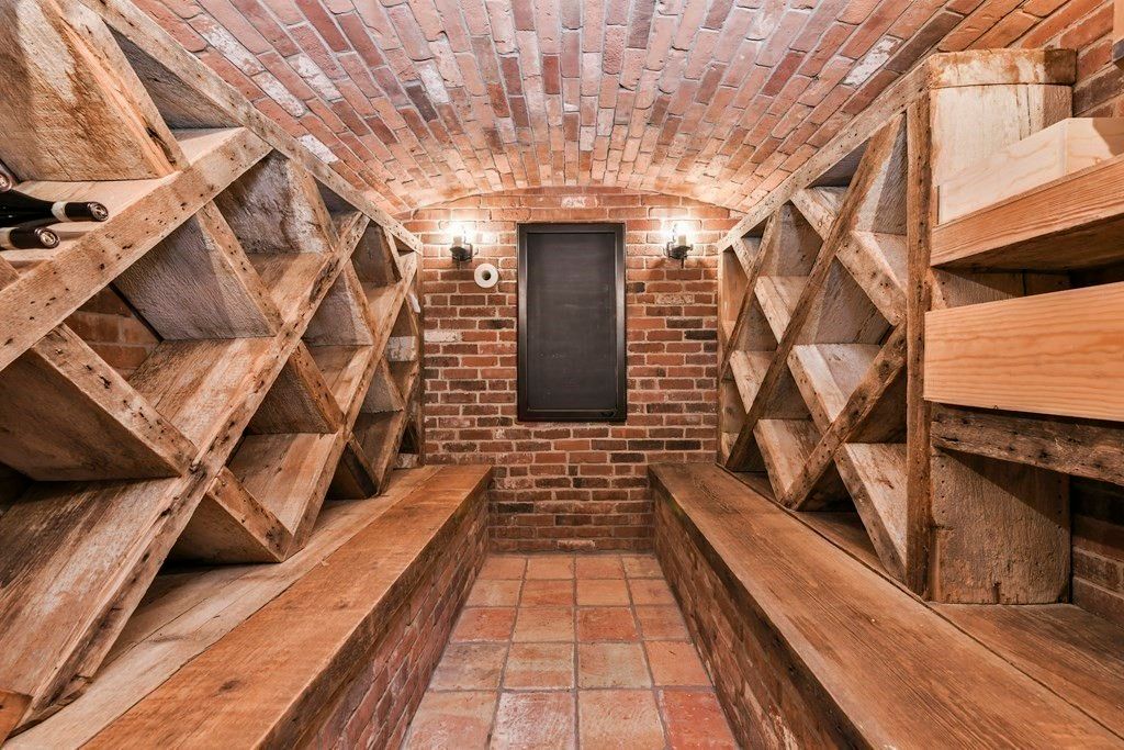Interior, Stone Walls, Wine Storage