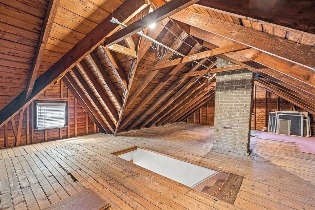 Empty room, Interior, Wooden Beams, Wooden Ceilings, Wood Texture Flooring, Wooden Walls