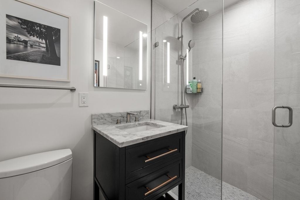 Bathroom, Glass Shower, Interior