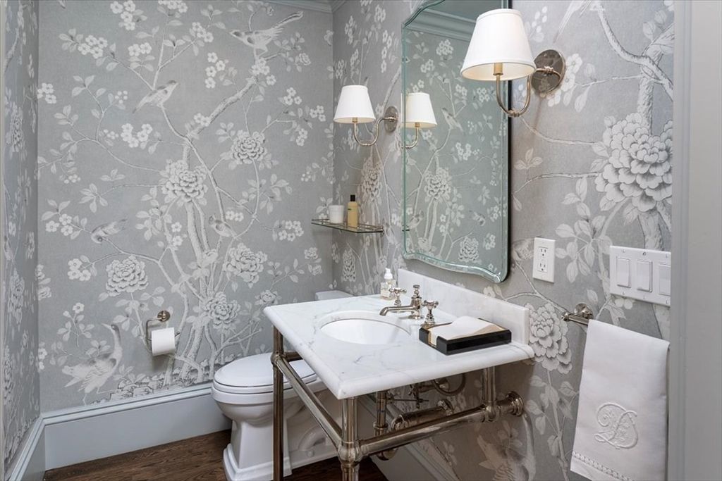 Bathroom, Interior, Wood Texture Flooring