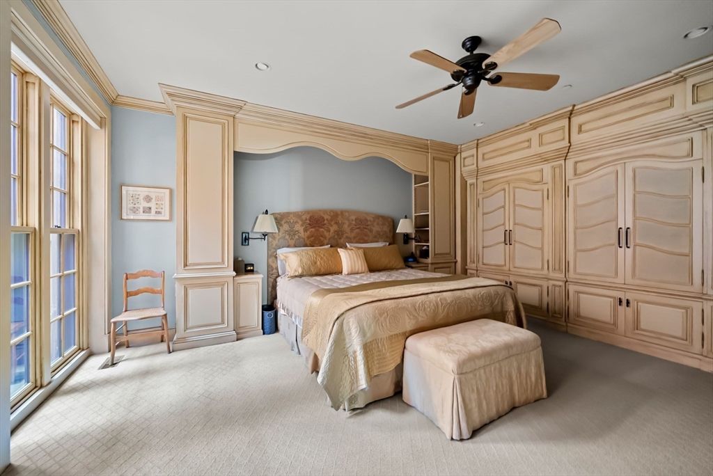 Bedroom, Interior, Recessed Lighting