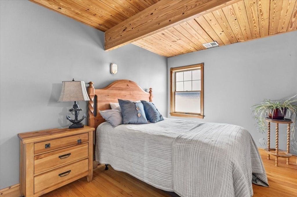 Bedroom, Interior, Wooden Beams, Wooden Ceilings, Wood Texture Flooring