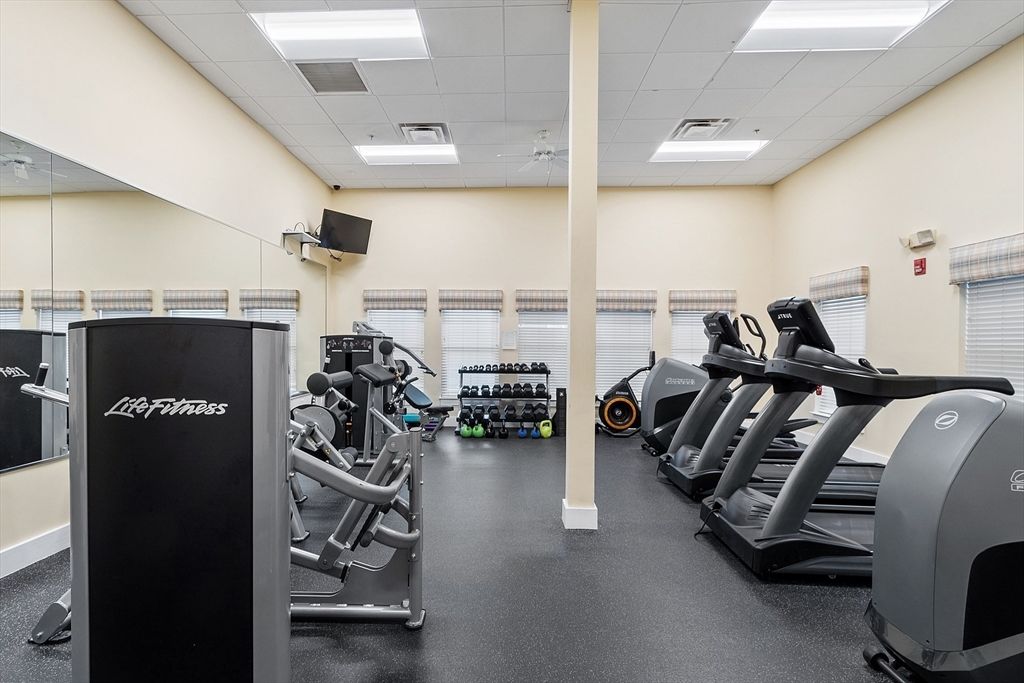 Fitness Equipment, Gym, Interior