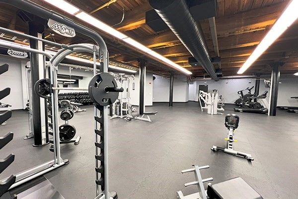 Fitness Equipment, Gym, Interior, Wooden Ceilings
