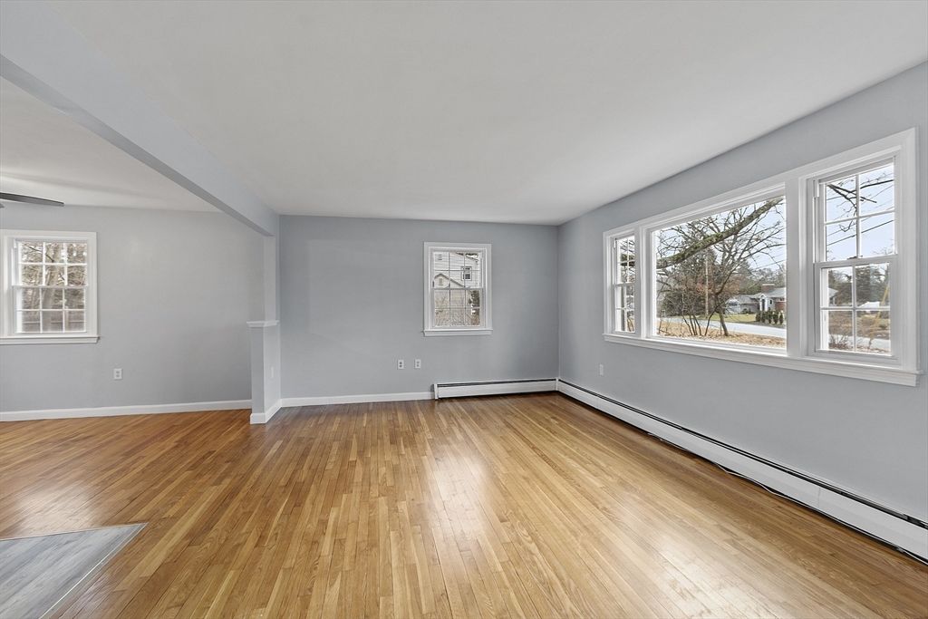 Empty room, Interior, Wood Texture Flooring