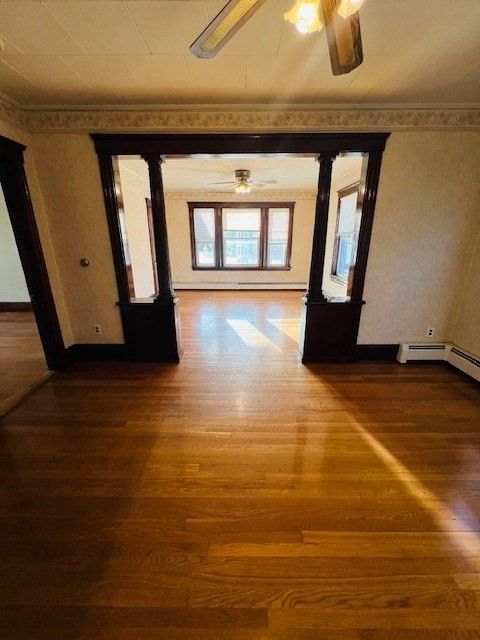 Empty room, Interior, Wood Texture Flooring