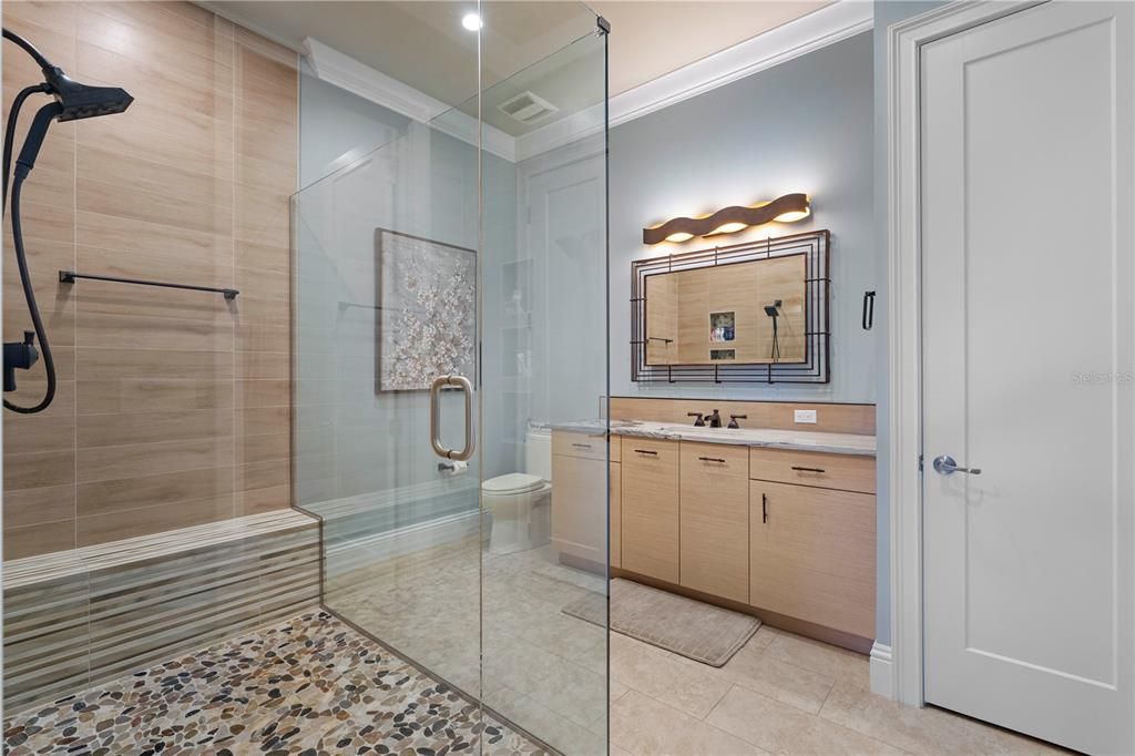 Bathroom, Glass Shower, Interior