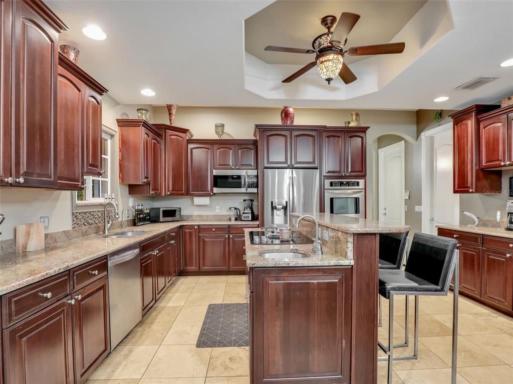 Interior, Kitchen, Recessed Lighting, Stainless Steel Appliances
