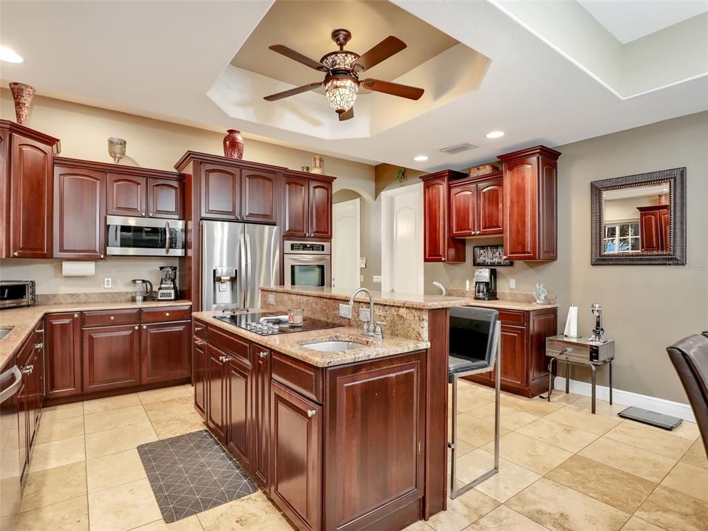 Interior, Kitchen, Recessed Lighting, Stainless Steel Appliances