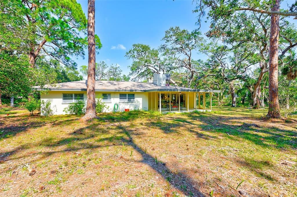 Backyard, Exterior, Facade, Ranch