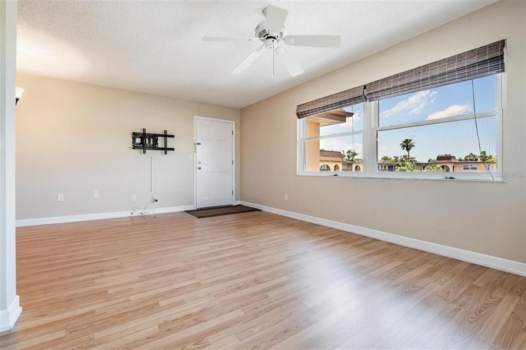 Empty room, Interior, Wood Texture Flooring