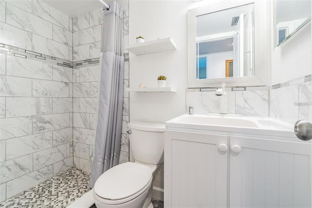 Bathroom, Interior, Marble Walls