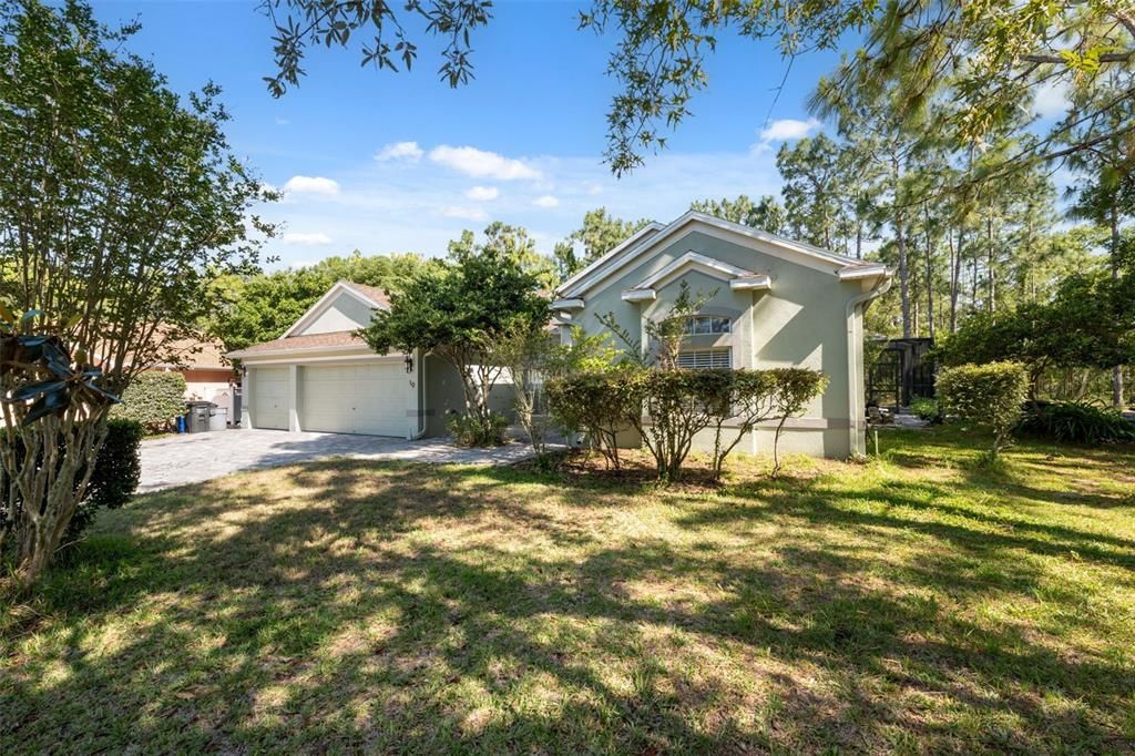 Backyard, Detached Garage, Exterior