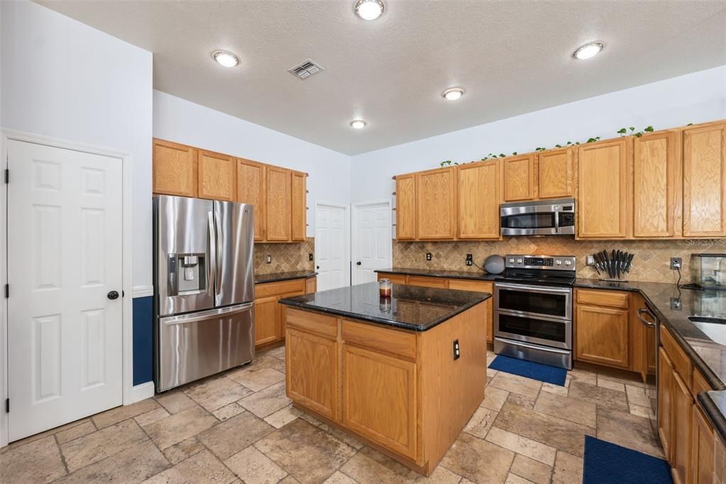 Interior, Kitchen, Recessed Lighting, Stainless Steel Appliances