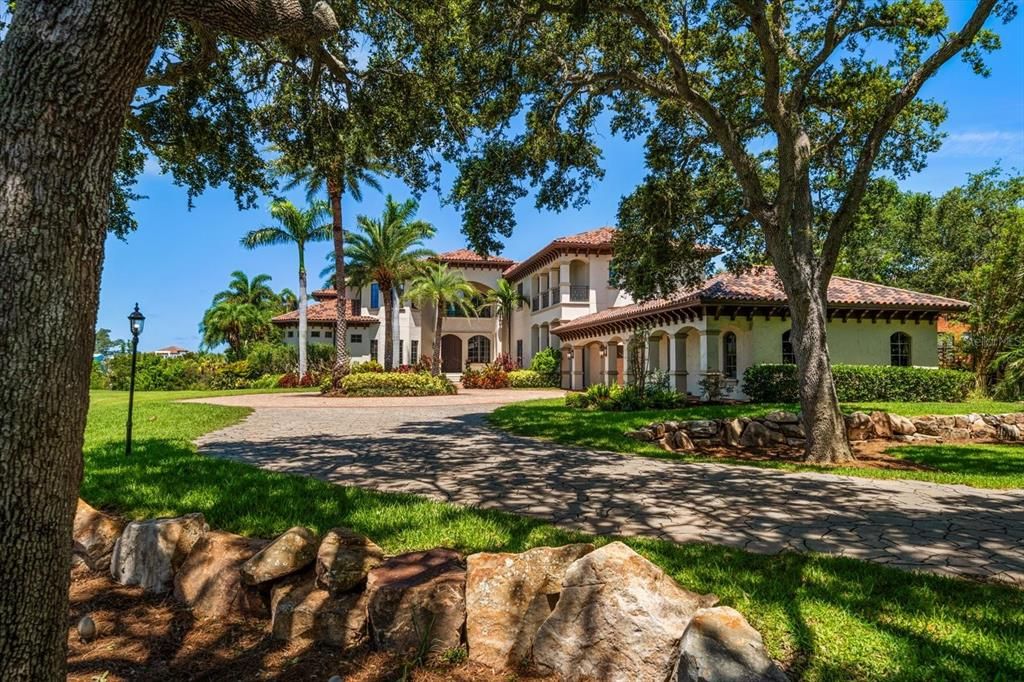 Backyard, Exterior, Facade, Mediterranean