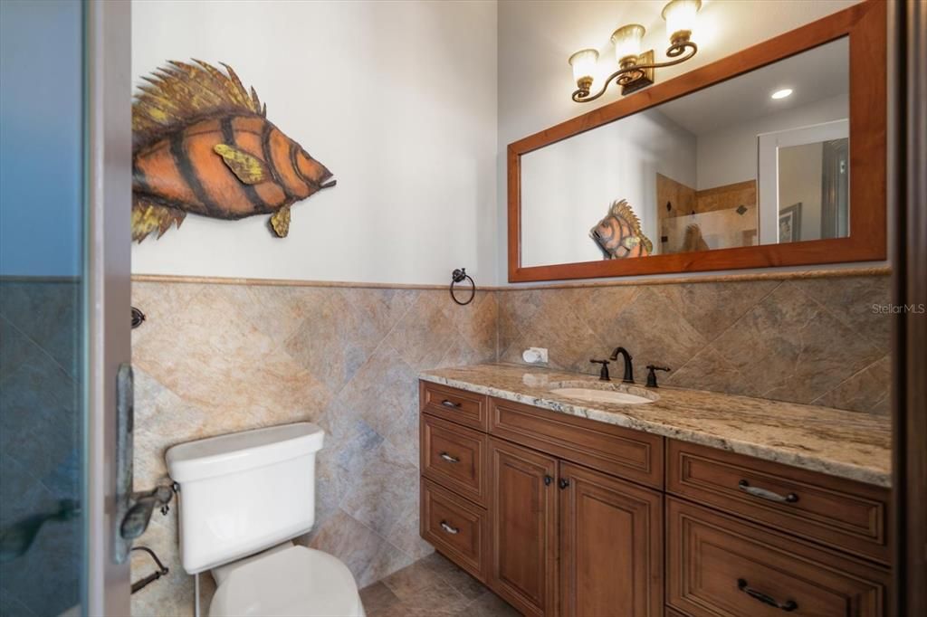 Bathroom, Interior, Recessed Lighting
