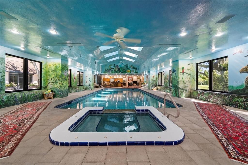 Interior, Pool, Recessed Lighting