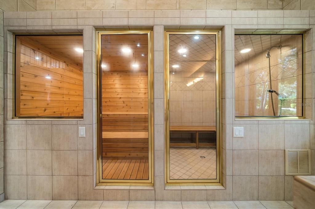 Interior, Recessed Lighting, Sauna Room