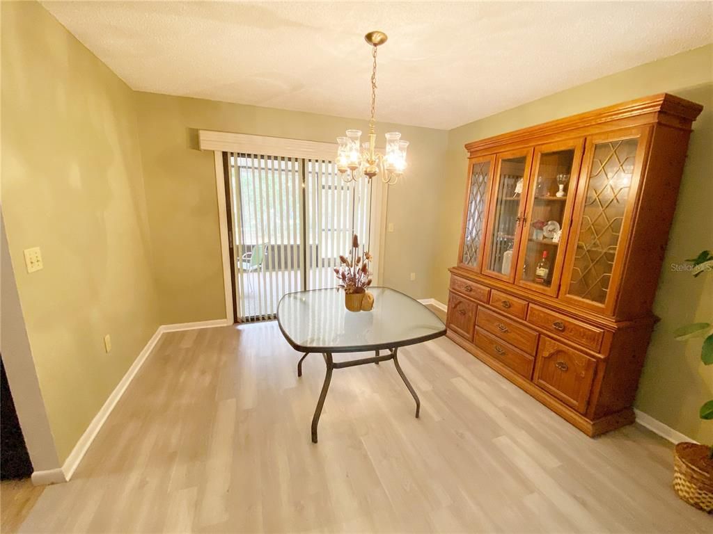 Chandelier, Interior, Wood Texture Flooring