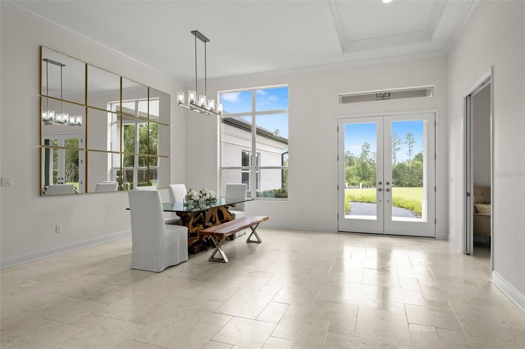 Chandelier, Dining room, Interior, Pendant Lights