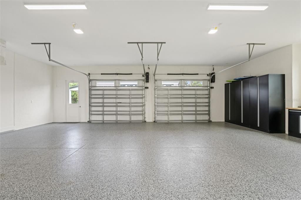 Garage, Interior, Recessed Lighting