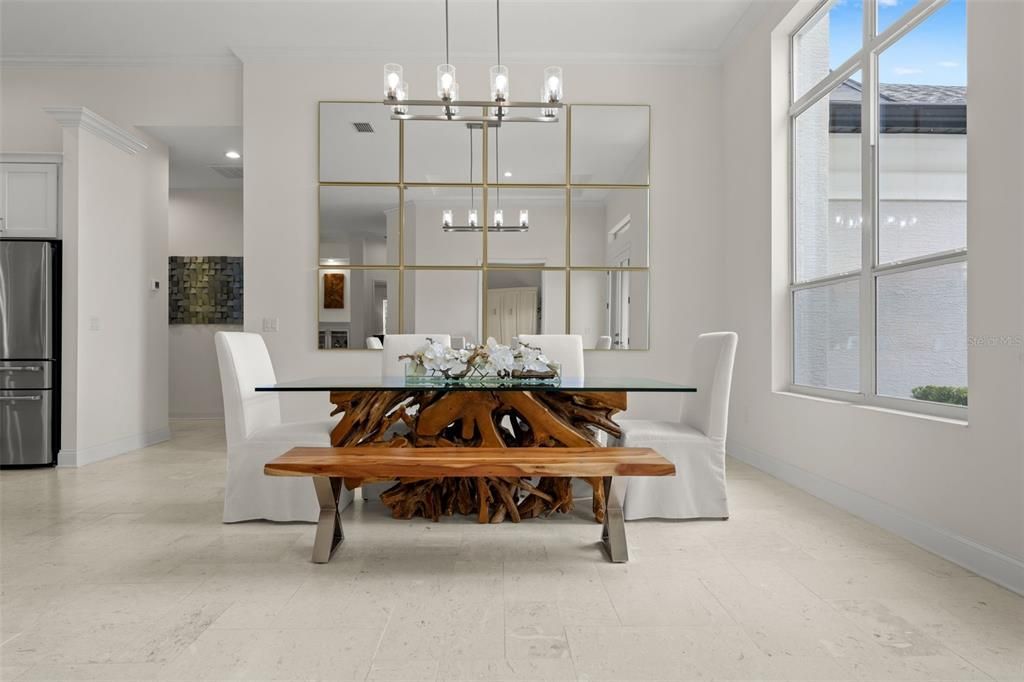 Chandelier, Dining room, Interior, Pendant Lights