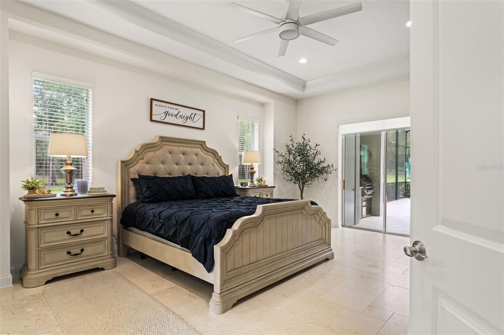 Bedroom, Interior, Recessed Lighting