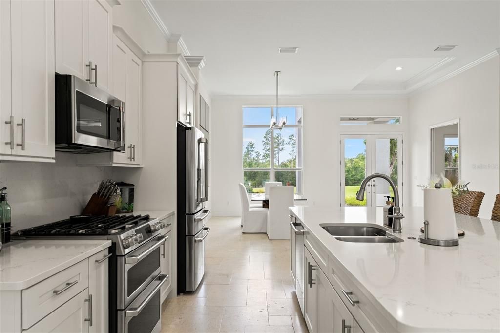 Dining room, Interior, Kitchen, Pendant Lights, Recessed Lighting