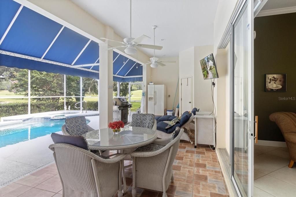 Dining room, Interior, Pool, Sun Room
