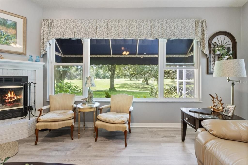 Fireplace, Interior, Wood Texture Flooring