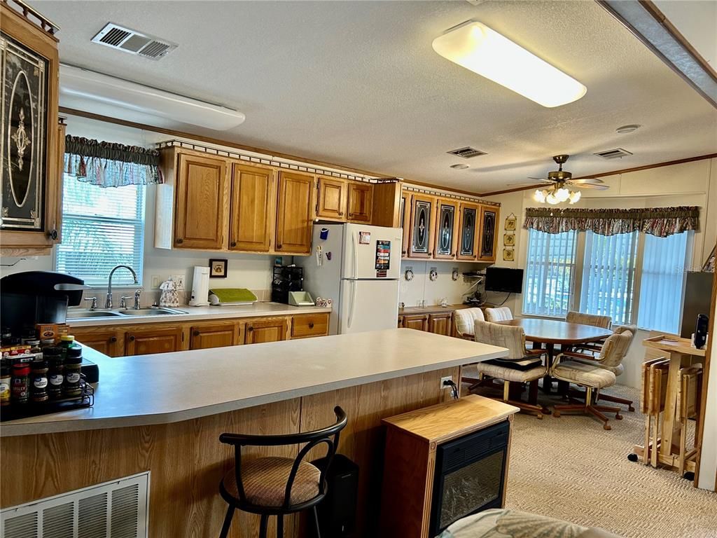 Dining room, Interior, Kitchen