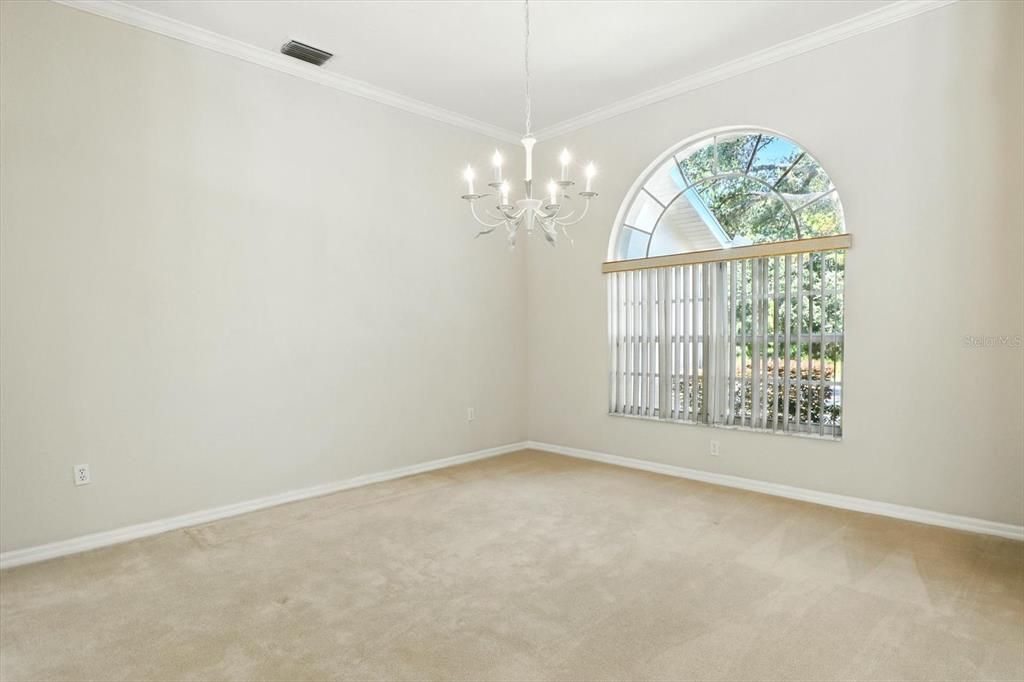 Chandelier, Empty room, Interior