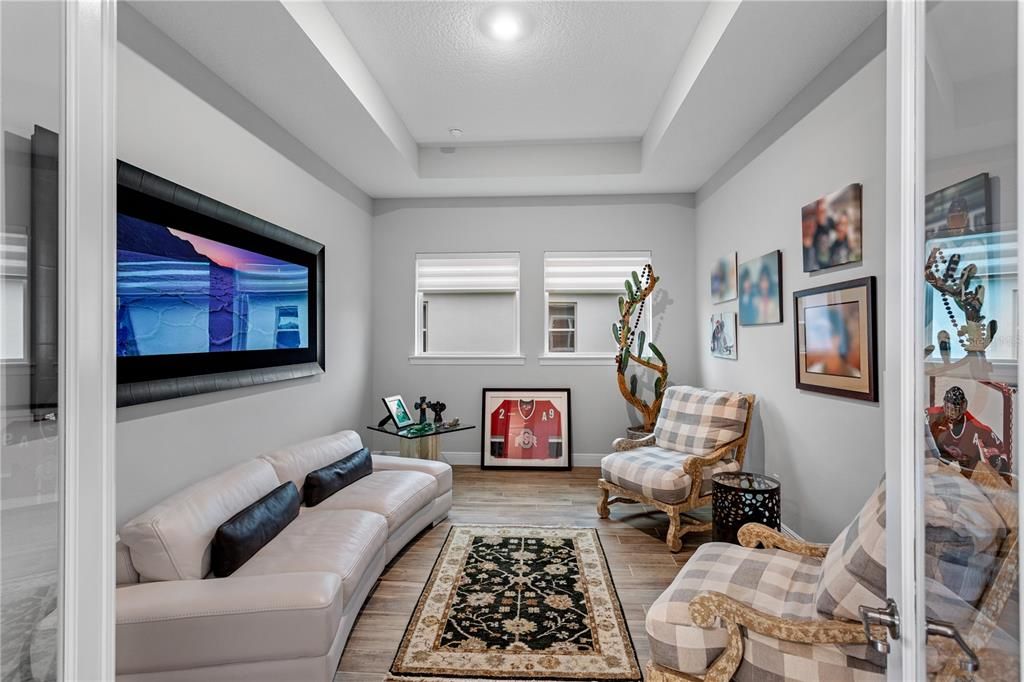 Interior, Recessed Lighting, Wood Texture Flooring