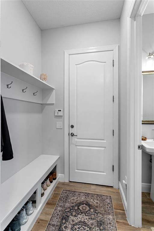 Bathroom, Interior, Wood Texture Flooring