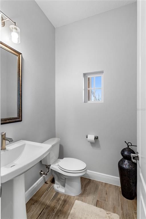 Bathroom, Interior, Wood Texture Flooring