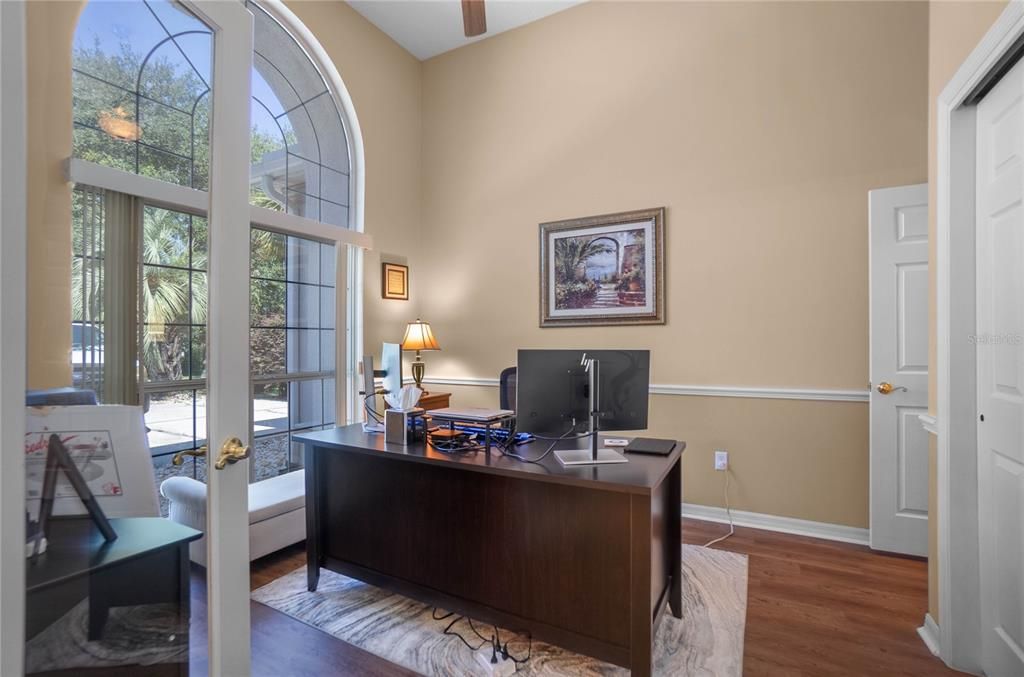 Home Office, Interior, Wood Texture Flooring