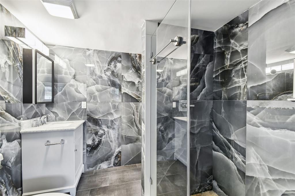 Bathroom, Glass Shower, Interior