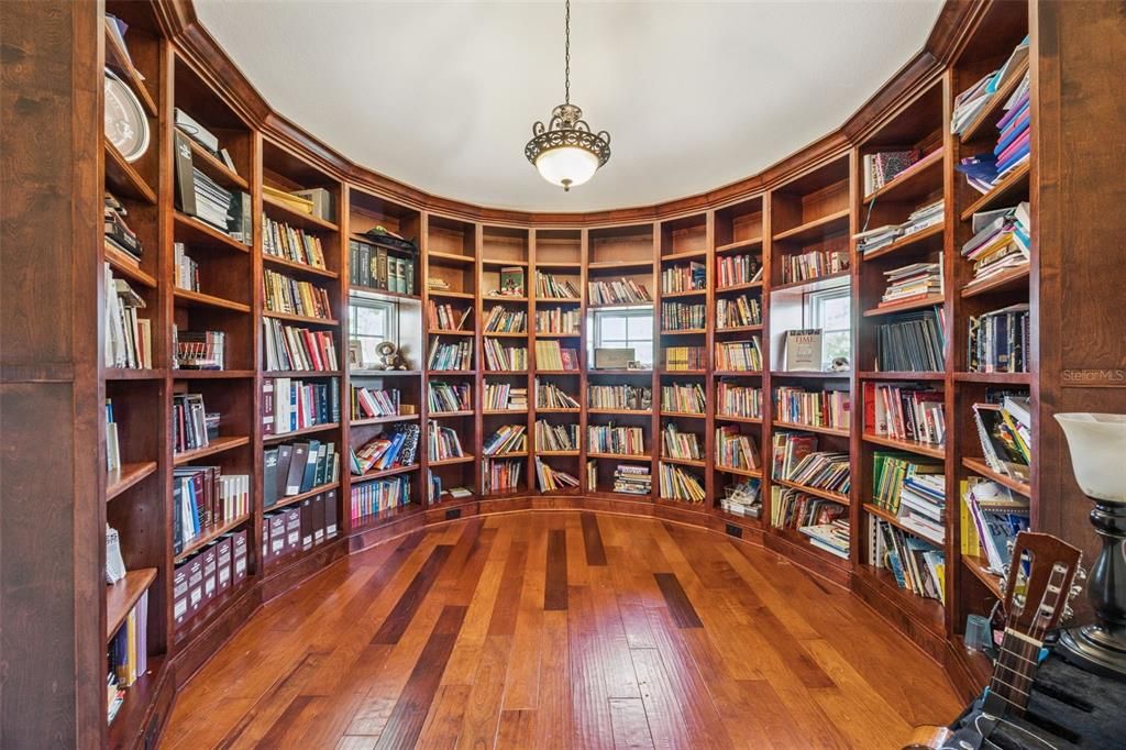 Home Office, Interior, Pendant Lights, Wood Texture Flooring